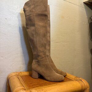 Franco Sarto over the knee suede boots